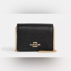 NWT Coach Mini Wallet On A Chain